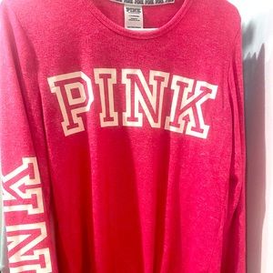 Victoria Secret-Pink long sleeve pajama top